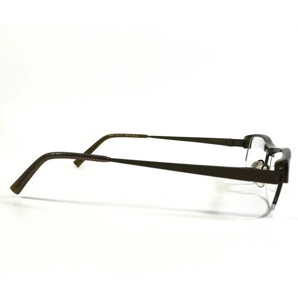 Jean Lafont Eyeglasses Frames BARYTON 427 Brown Rectangle Half Rim 55-19-144